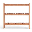 3-Tier Solid Wood Plant Stand with Slatted Shelves by LJGDeals