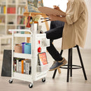 3-Tier Utility Storage Cart with DIY Pegboard Baskets by LJGDeals