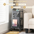 3-Tier Utility Storage Cart with DIY Pegboard Baskets by LJGDeals