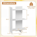 3 Tier Wooden Bookshelf with Anti-Tipping Kit by LJGDeals