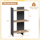 3 Tier Wooden Bookshelf with Anti-Tipping Kit by LJGDeals