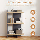3 Tier Wooden Bookshelf with Anti-Tipping Kit by LJGDeals