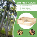 3-Tier Wooden Raised Garden Bed with Open-Ended Base-Natural by LJGDeals