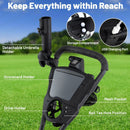 3 Wheel Golf Bag Cart with Adjustable Handle and 9 Speed Settings by LJGDeals