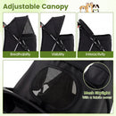 3 Wheel Pet Stroller for Small Dogs Cats up to 33 LBS by LJGDeals