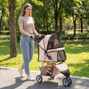 3 Wheel Pet Stroller for Small Dogs Cats up to 33 LBS by LJGDeals