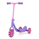 3 Wheels Scooter for Kids Age 2+ with LED Light-Up Wheels and Wide Anti-Slip Deck