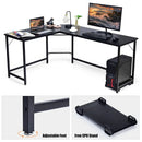 L Shaped Desk Corner Computer Desk PC Laptop Gaming Table Workstation by LJGDeals
