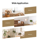 32 Inch x 20 Inch Metal Frame Wall-Mounted Rectangle Mirror-Golden