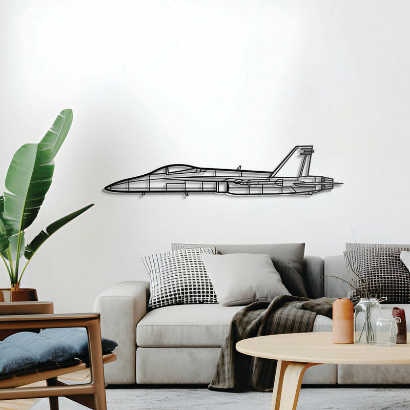 FA18-C Hornet Metal Aircraft Wall Art - NCP0281