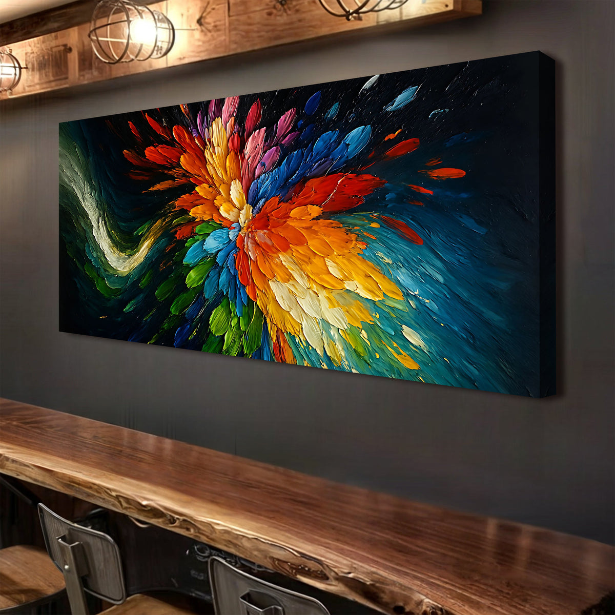Cosmic Burst Wall Art, photo 3 of 10