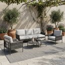 Axis Woven Rope Outdoor Sectional Set, 7-Piece