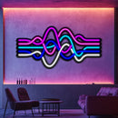 Soundwave Metal Neon Wall Art- LN0096