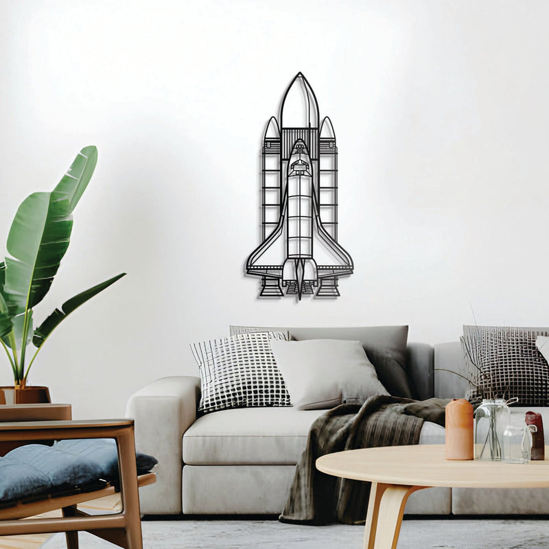 Space System Metal Aircraft Wall Art - NCP0128