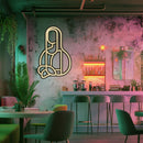 Mona Lisa Metal Neon Wall Art- LN0010
