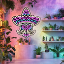 Muertos Skull Metal Neon Wall Art- LN0002
