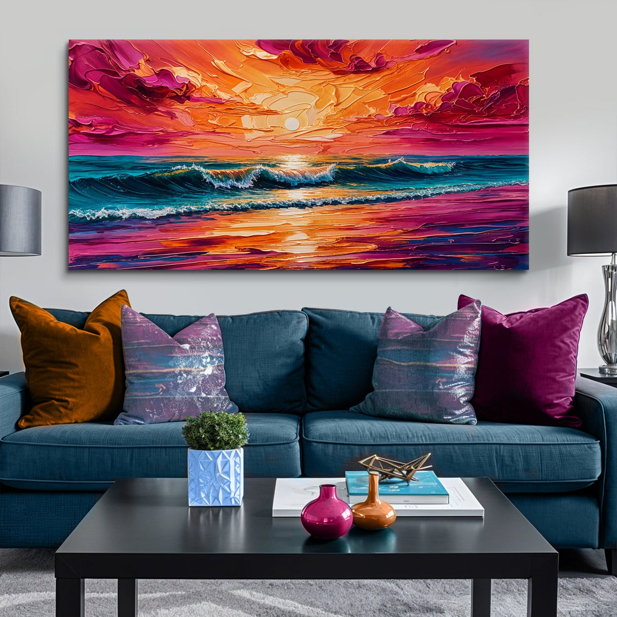 Coastal Sunset Wall Art, photo 3 of 10