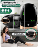LX30 Rolling Hand Massager, Kneading + Compression, Heat + Cooling Fan, Charcoal Black