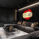 Kiss Dollars Plexiglass Neon Art, Dollars Neon Sign, Neon Light Sign, Neon Wall Art, Neon Sign, Neon Light Sign, Neon Gifts, Gamer Gifts