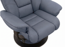 Oslo Euro Recliner w/ Ottoman by Ornate Furniture