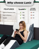 Cover Set Only for LX5, White Bamboo and Navy Plush Side, Pillows and Foam not Included