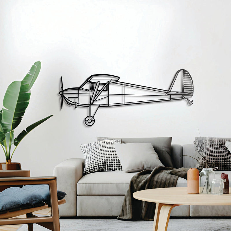 Luscombe 8A Metal Aircraft Wall Art - NCP0184