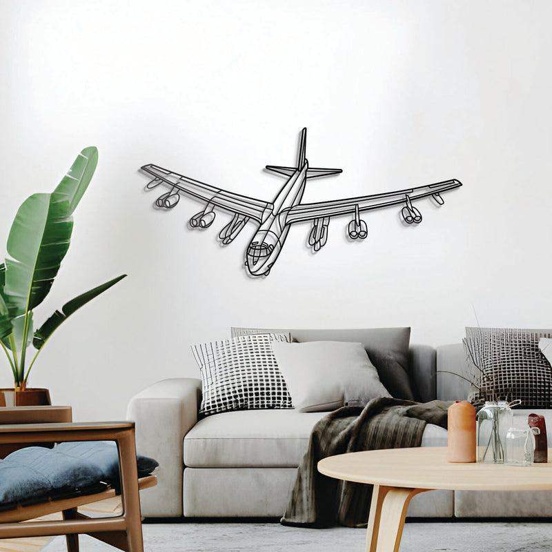 B-52G Stratofortress Angle Metal Aircraft Wall Art - NCP0368