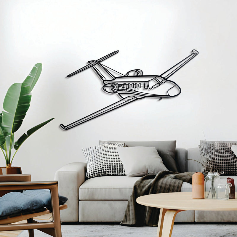 Citation M2 Angle Metal Aircraft Wall Art - NCP0049