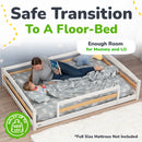 Full-Size Montessori Floor Bed with Strong Slatted Frame by Ocodile.com