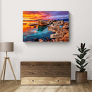 Sunset Beach Skies Family Names Sign