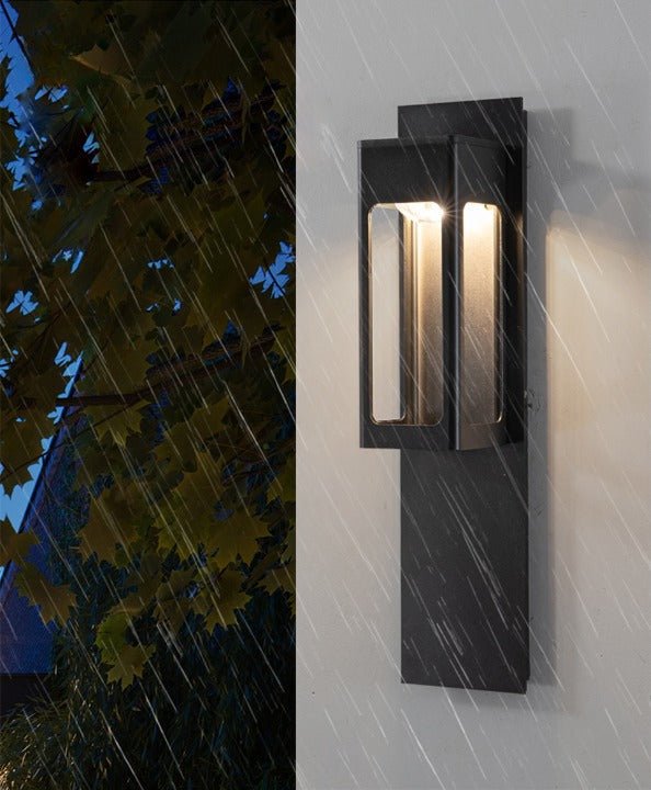 MIRODEMI® Black/Bronze Outdoor Waterproof LED Aluminum Wall Light With Motion Sensor