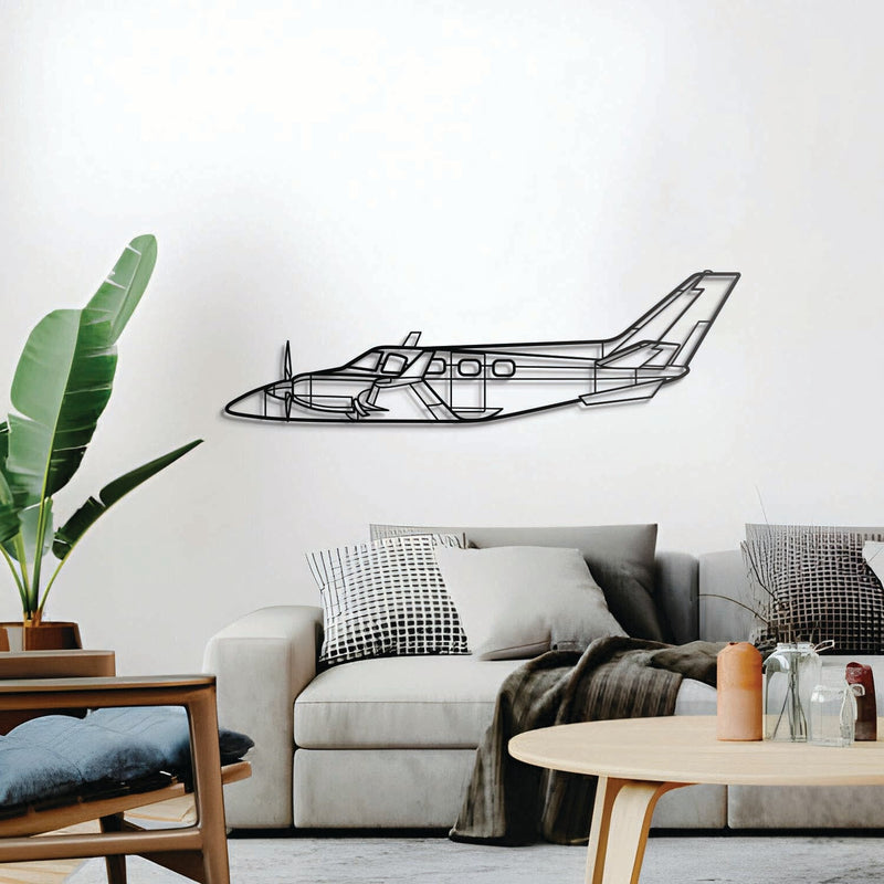 B60 Duke Metal Aircraft Wall Art - NCP0412