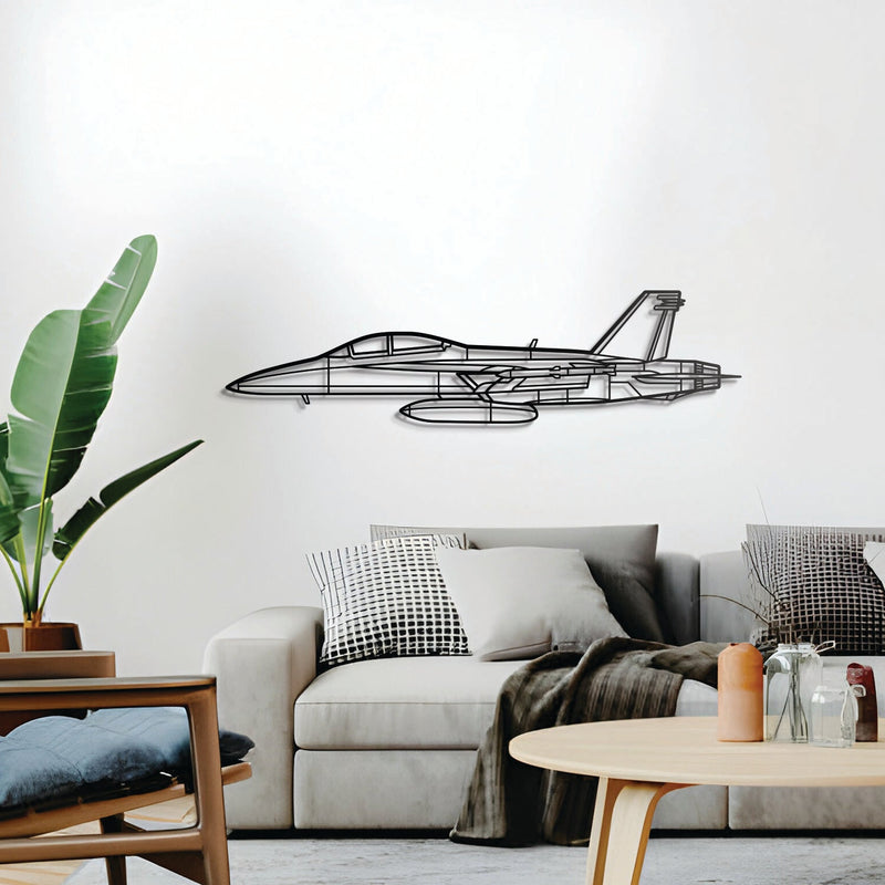 F/A-18F Super Hornet Metal Aircraft Wall Art - NCP0085