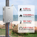 Camplux BW422G Camping Water Heater Propane by Camplux