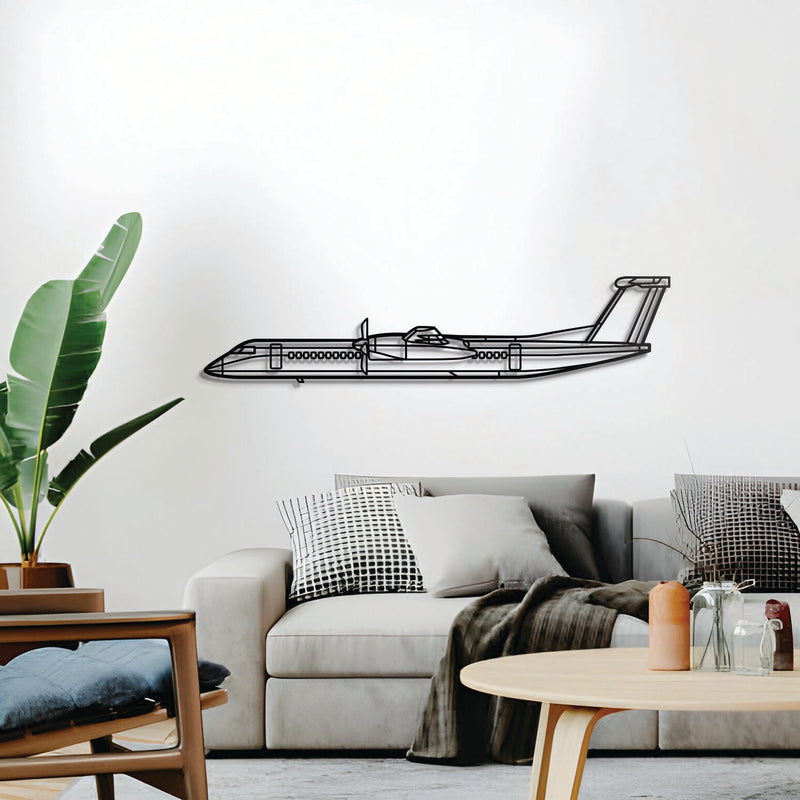 Dash 8 Q400 Metal Aircraft Wall Art - NCP0057