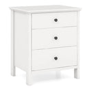 3-Drawer Wooden Nightstand Modern Bedside Table by LJGDeals