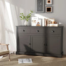3 Drawers Sideboard Buffet Storage with Adjustable Shelves by LJGDeals