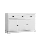 3 Drawers Sideboard Buffet Storage with Adjustable Shelves by LJGDeals