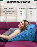 Cover Set Only for LX11, Ocean Blue, Pillows and Foam not Included