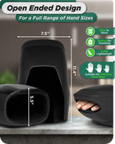 LX29 Hand Massager with Heat & Air Compression, Charcoal Black
