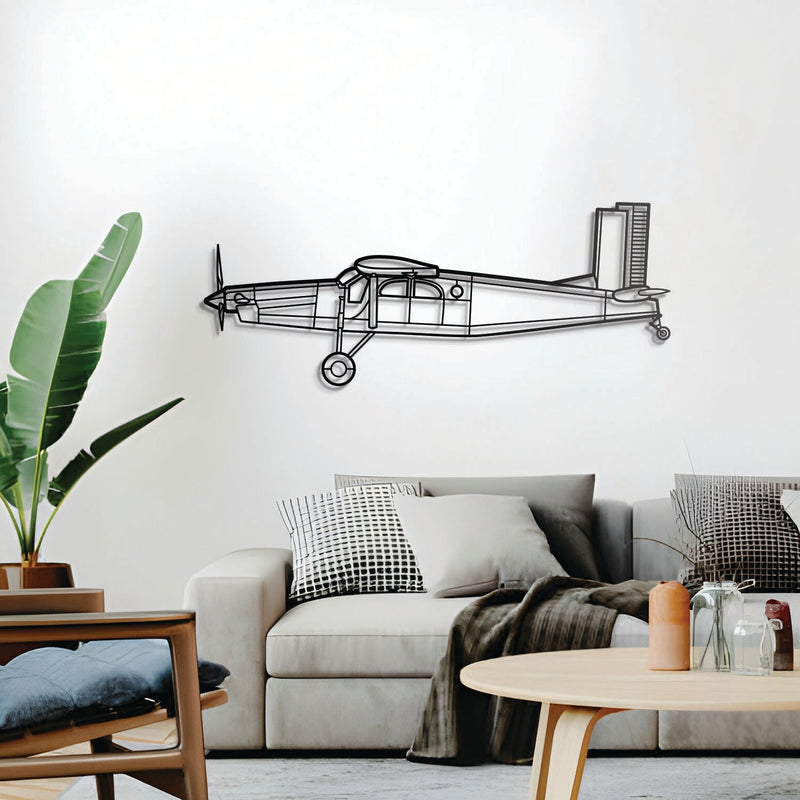 PC-6 B2-H2 Turbo-Porter Metal Aircraft Wall Art - NCP0242