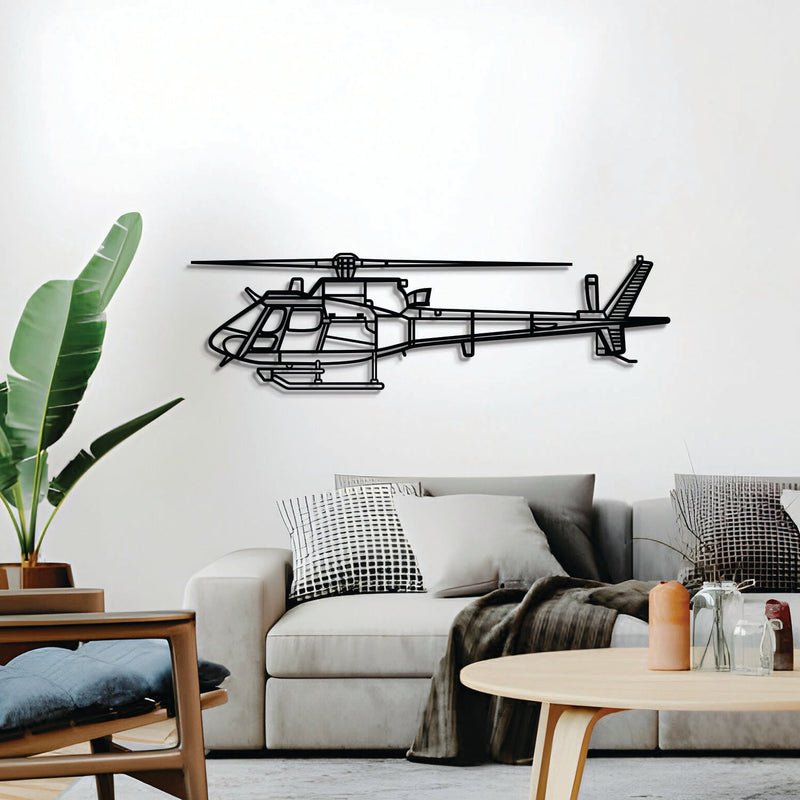 AS550 Fennec Metal Aircraft Wall Art - NCP0518