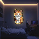 UV Printed Cat Neon Wall Art- LV0020