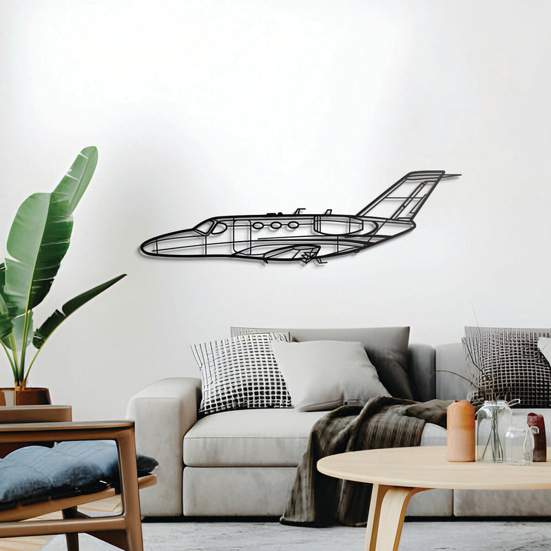 Citation Mustang Metal Aircraft Wall Art - NCP0050