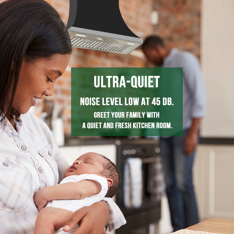 30“ Range Hood Insert, 600 CFM Built-in Stainless Steel Kitchen Hood with LED Lights - NX-HOOD-30