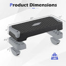 3-in-1 Aerobic Step Platform with Risers and Balance Trainers by LJGDeals