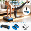 3-in-1 Aerobic Step Platform with Risers and Balance Trainers by DirectDeals