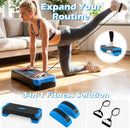 3-in-1 Aerobic Step Platform with Risers and Balance Trainers by LJGDeals
