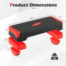 3-in-1 Aerobic Step Platform with Risers and Balance Trainers by LJGDeals