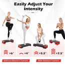 3-in-1 Aerobic Step Platform with Risers and Balance Trainers by LJGDeals
